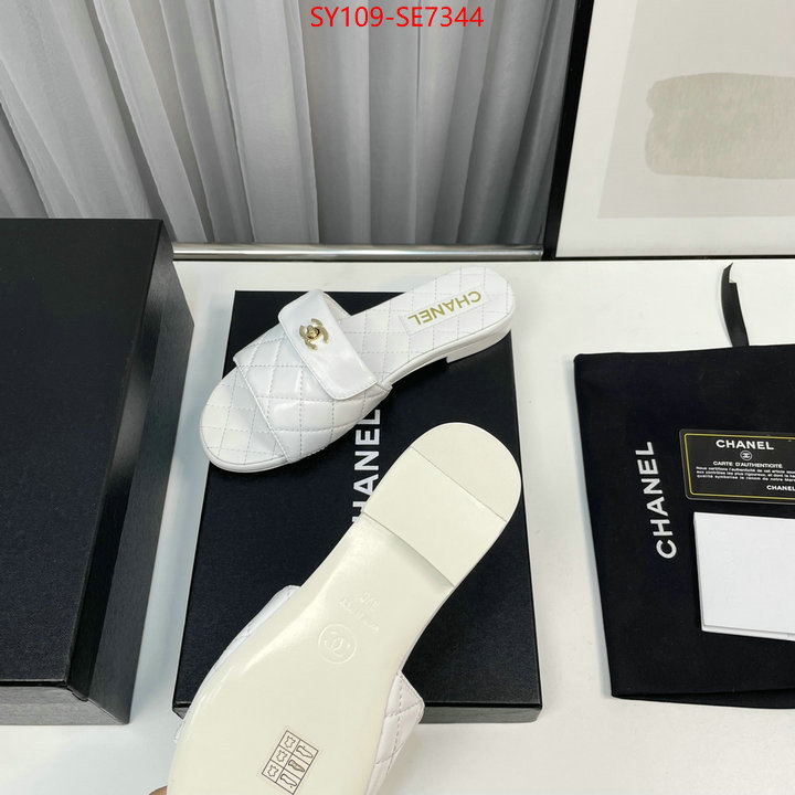 Women Shoes-Chanel high quality replica designer ID: SE7344 $: 109USD