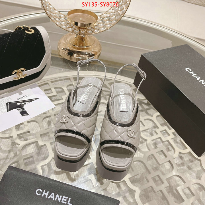 Women Shoes-Chanel perfect replica ID: SY8026 $: 135USD