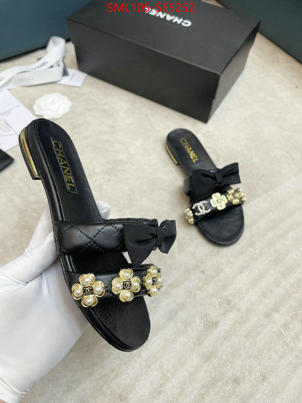 Women Shoes-Chanel luxury fake ID: SE5252 $: 105USD