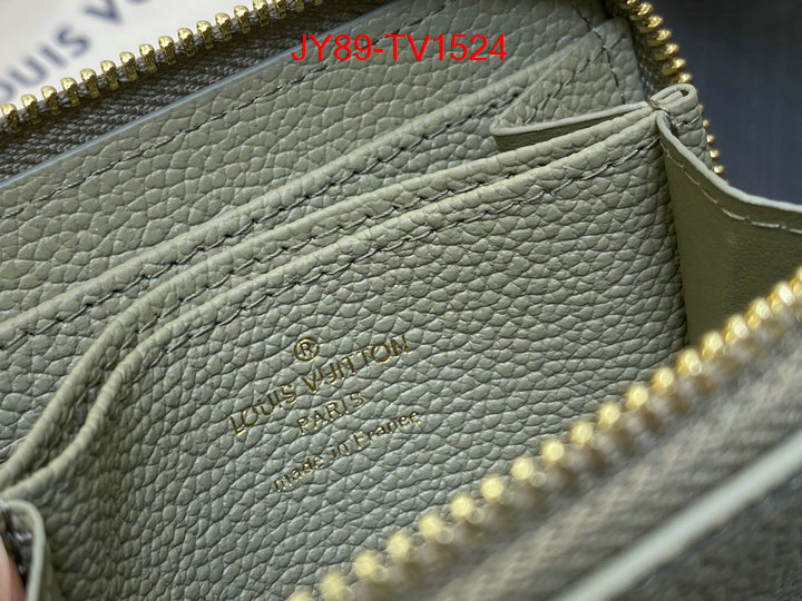 LV Bags(TOP)-Wallet replcia cheap ID: TV1524 $: 89USD