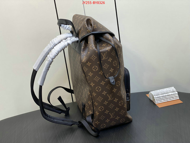 LV Bags(TOP)-Backpack- replica shop ID: BY8326 $: 255USD