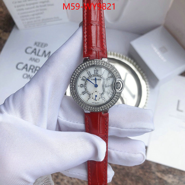 Watch(4A)-Cartier where can i find ID: WY9821 $: 59USD