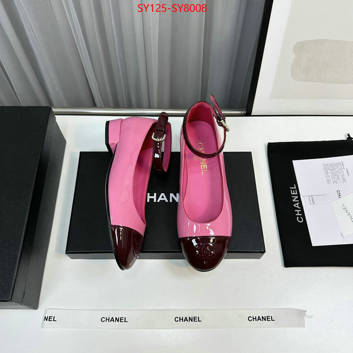 Women Shoes-Chanel buying replica ID: SY8008 $: 125USD