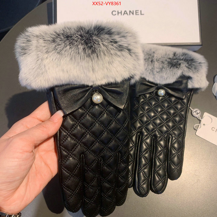 Gloves-Chanel fake ID: VY8361 $: 52USD