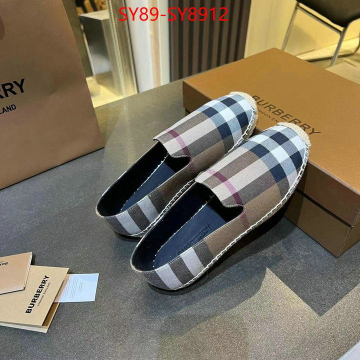 Women Shoes-Burberry 1:1 replica wholesale ID: SY8912 $: 89USD