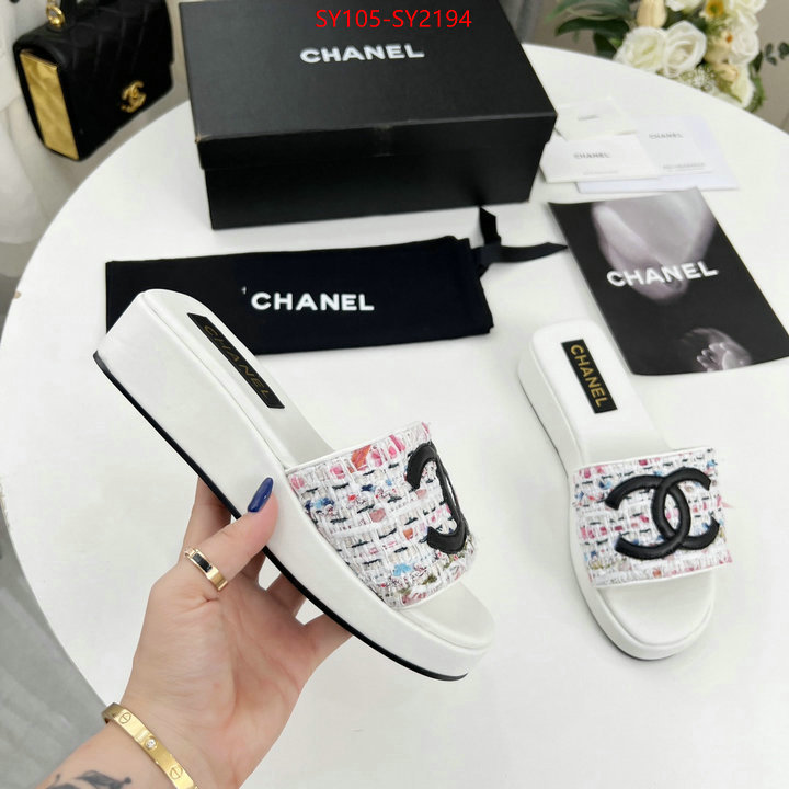 Women Shoes-Chanel shop designer replica ID: SY2194 $: 105USD