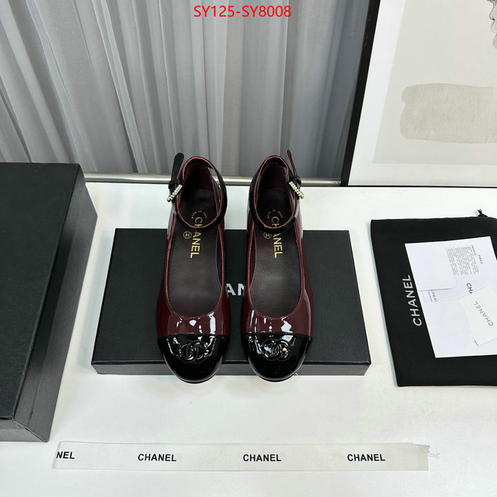 Women Shoes-Chanel buying replica ID: SY8008 $: 125USD