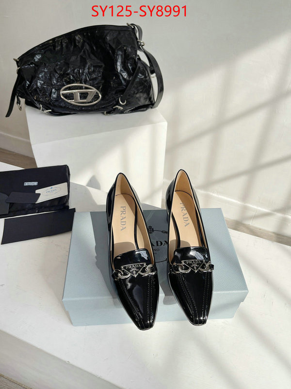 Women Shoes-Prada top 1:1 replica ID: SY8991 $: 125USD