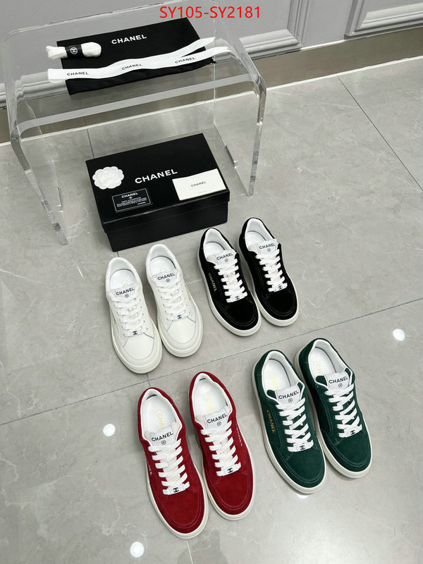 Women Shoes-Chanel counter quality ID: SY2181 $: 105USD