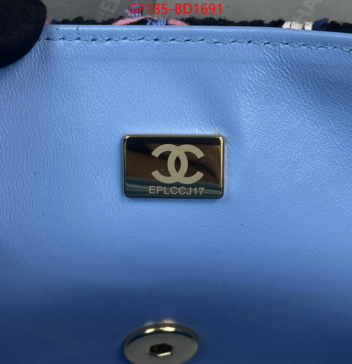 Chanel Bags(TOP)-Diagonal- replcia cheap from china ID: BD1691 $: 185USD
