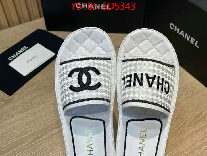 Women Shoes-Chanel luxury cheap ID: SD5343 $: 105USD