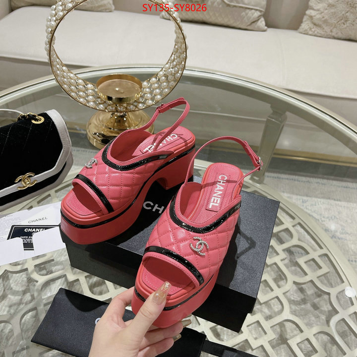 Women Shoes-Chanel perfect replica ID: SY8026 $: 135USD