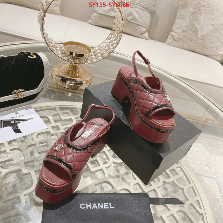 Women Shoes-Chanel perfect replica ID: SY8026 $: 135USD