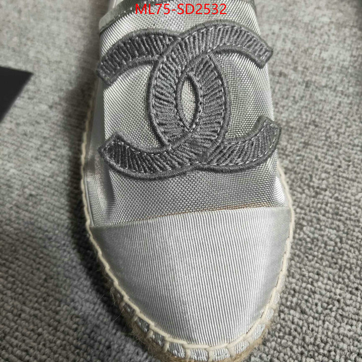 Women Shoes-Chanel top 1:1 replica ID: SD2532 $: 75USD