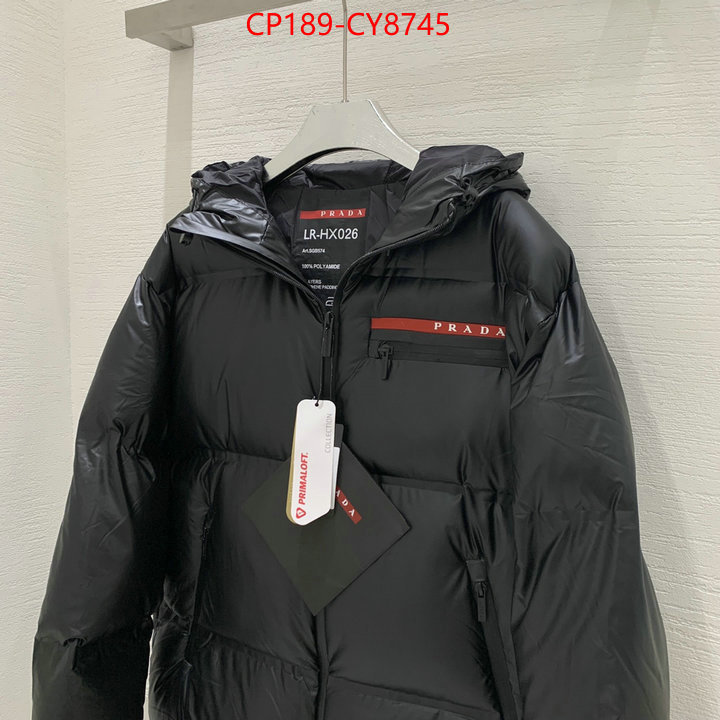 Down jacketMen-Prada shop ID: CY8745 $: 189USD