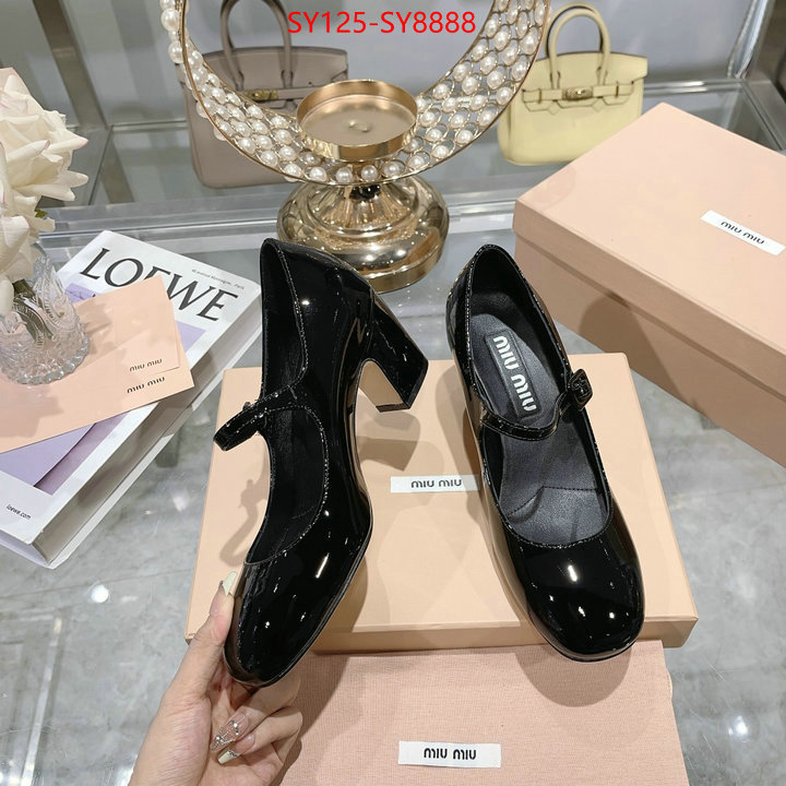 Women Shoes-Miu Miu what are the best replica ID: SY8888 $: 125USD