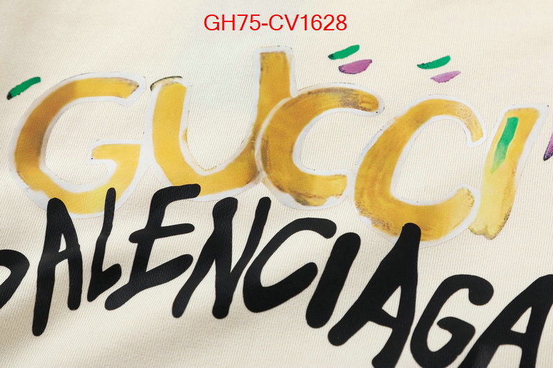 Clothing-Gucci at cheap price ID: CV1628 $: 75USD