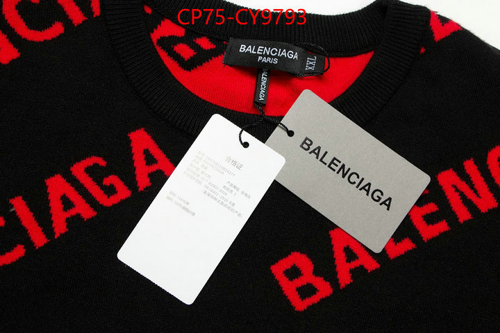 Clothing-Balenciaga shop designer replica ID: CY9793 $: 75USD