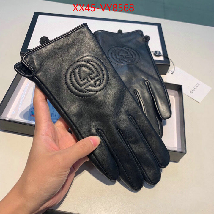 Gloves-Gucci highest quality replica ID: VY8568 $: 45USD