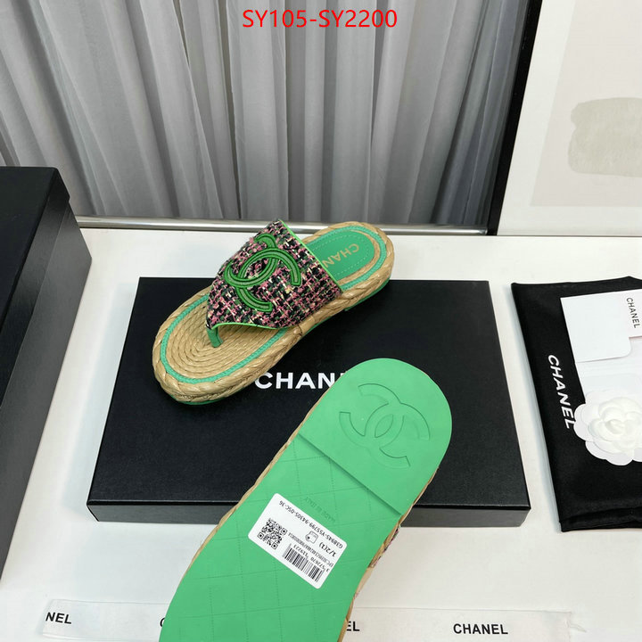 Women Shoes-Chanel aaaaa+ replica ID: SY2200 $: 105USD