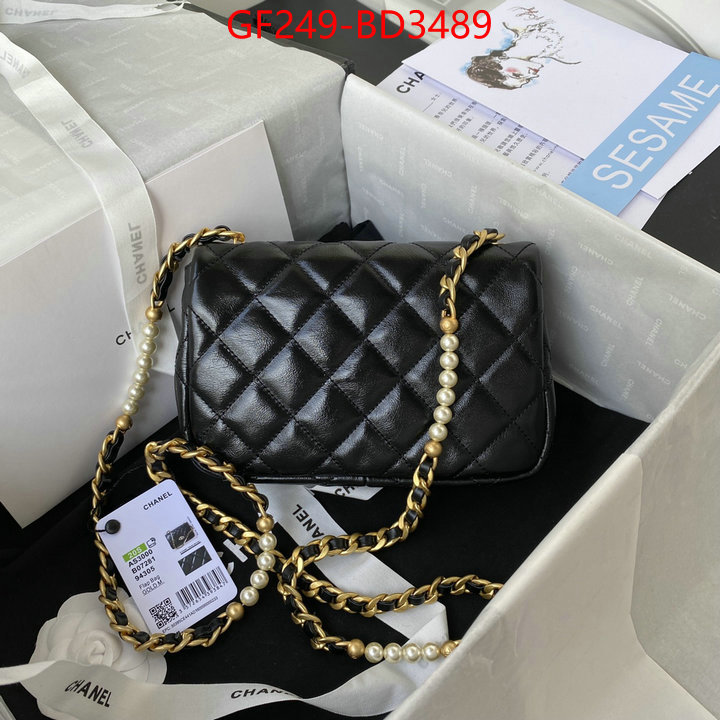 Chanel Bags(TOP)-Diagonal- replica aaaaa designer ID: BD3489 $: 249USD