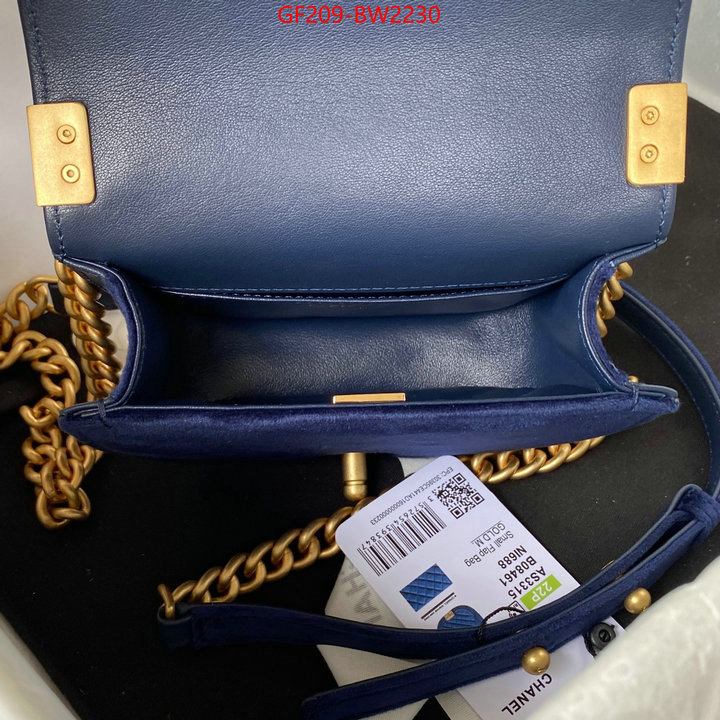 Chanel Bags(TOP)-Diagonal- best quality fake ID: BW2230 $: 209USD