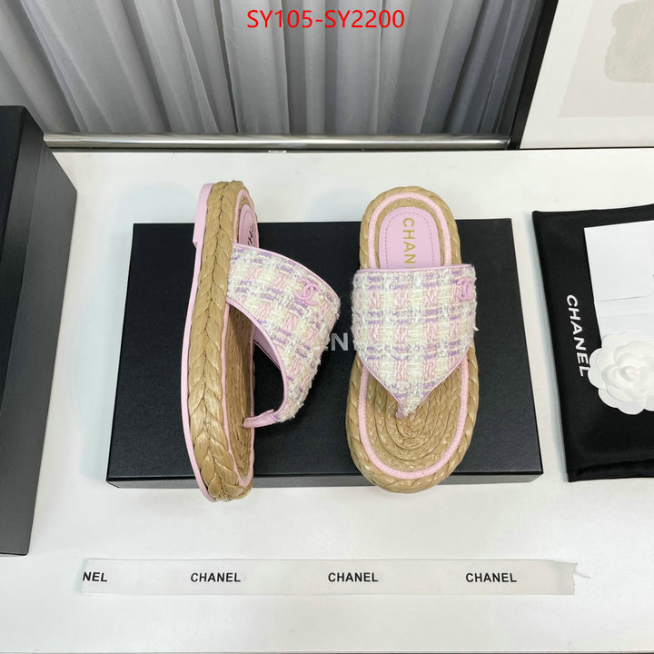 Women Shoes-Chanel aaaaa+ replica ID: SY2200 $: 105USD