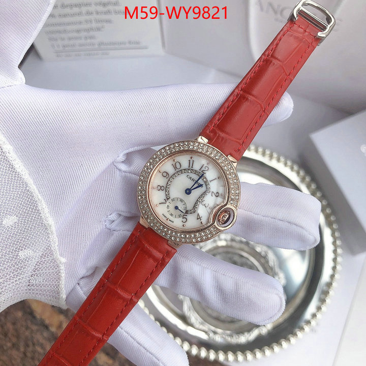 Watch(4A)-Cartier where can i find ID: WY9821 $: 59USD
