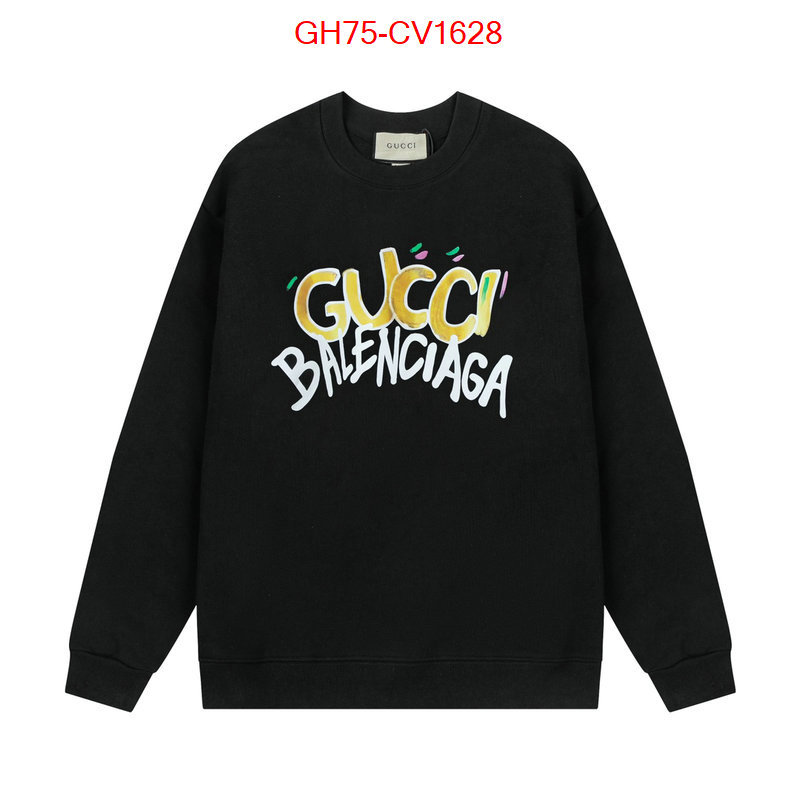 Clothing-Gucci at cheap price ID: CV1628 $: 75USD