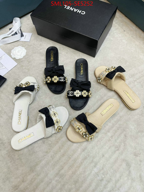 Women Shoes-Chanel luxury fake ID: SE5252 $: 105USD