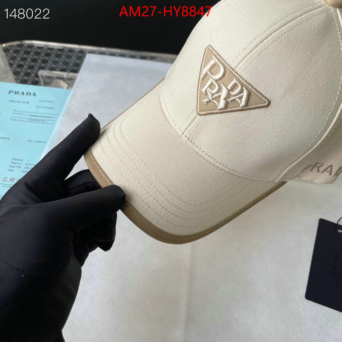 Cap (Hat)-Prada luxury 7 star replica ID: HY8847 $: 27USD