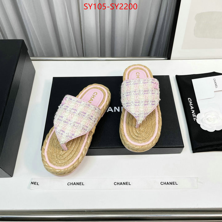 Women Shoes-Chanel aaaaa+ replica ID: SY2200 $: 105USD