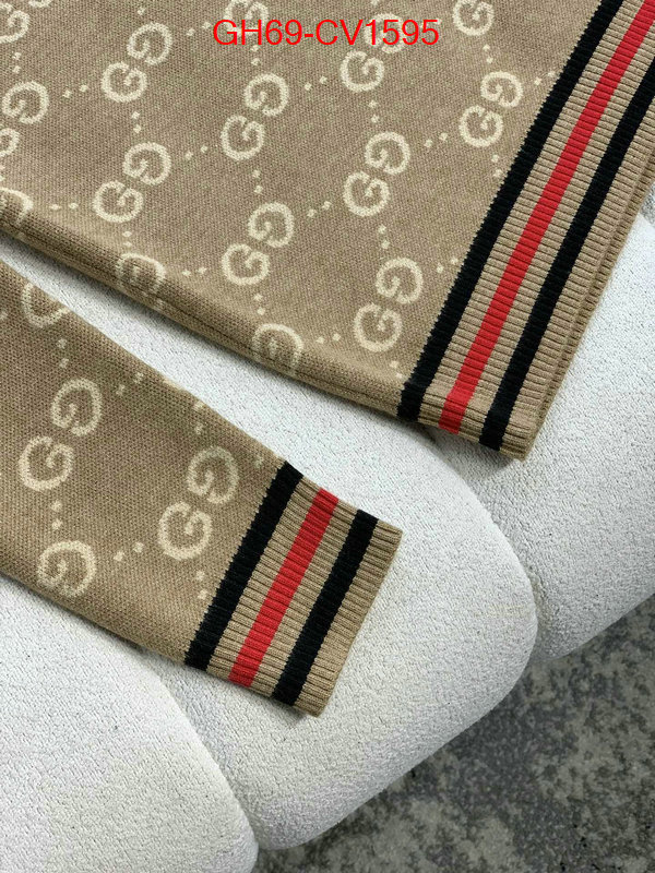 Clothing-Gucci wholesale replica ID: CV1595 $: 69USD