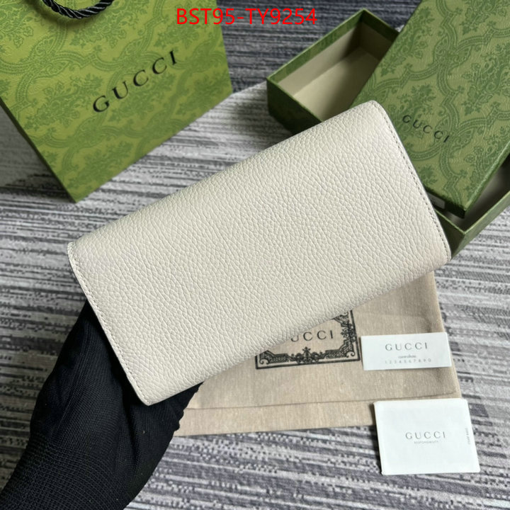 Gucci Bags(TOP)-Wallet- shop the best high quality ID: TY9254 $: 95USD