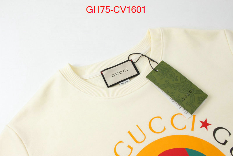 Clothing-Gucci aaaaa+ replica ID: CV1601 $: 75USD