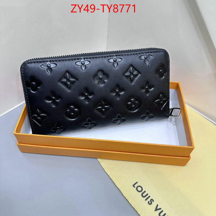 LV Bags(4A)-Wallet copy aaaaa ID: TY8771 $: 49USD