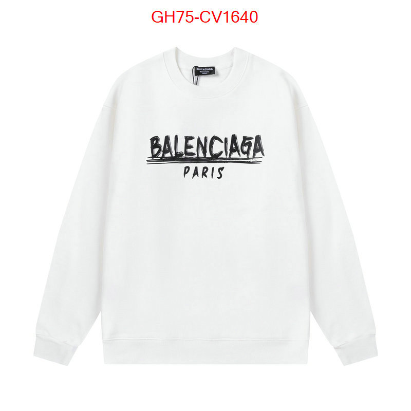 Clothing-Balenciaga high quality perfect ID: CV1640 $: 75USD