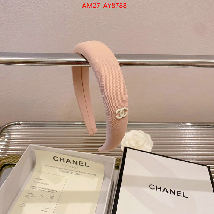 Hair band-Chanel 2023 replica wholesale cheap sales online ID: AY8788 $: 27USD
