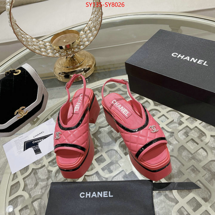 Women Shoes-Chanel perfect replica ID: SY8026 $: 135USD