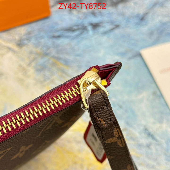 LV Bags(4A)-Wallet wholesale designer shop ID: TY8752 $: 42USD