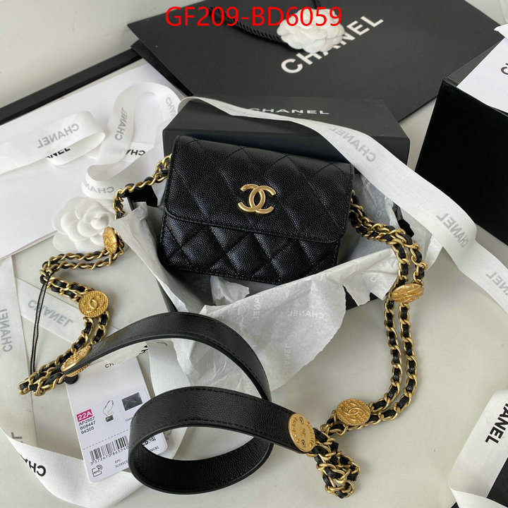 Chanel Bags(TOP)-Diagonal- the best ID: BD6059 $: 209USD