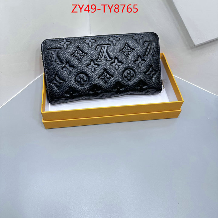 LV Bags(4A)-Wallet shop the best high quality ID: TY8765 $: 49USD