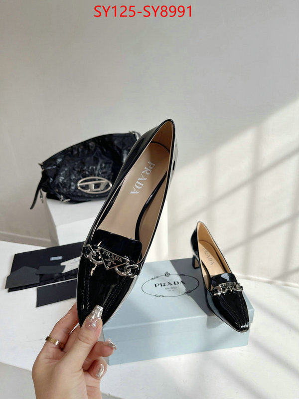 Women Shoes-Prada top 1:1 replica ID: SY8991 $: 125USD