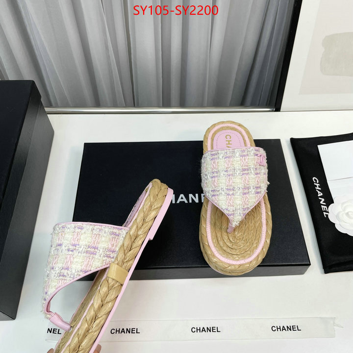 Women Shoes-Chanel aaaaa+ replica ID: SY2200 $: 105USD