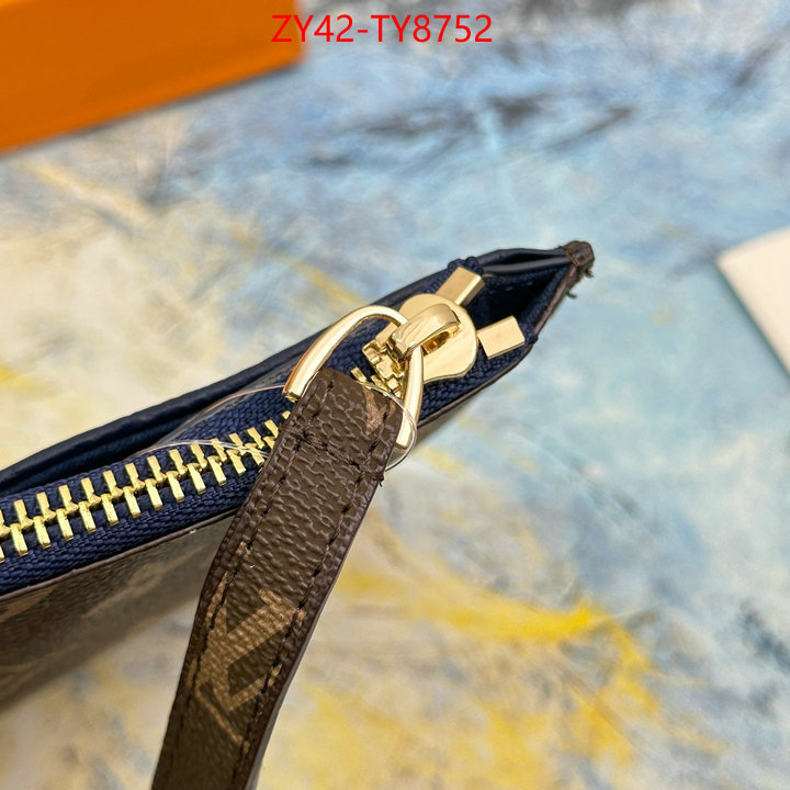 LV Bags(4A)-Wallet wholesale designer shop ID: TY8752 $: 42USD