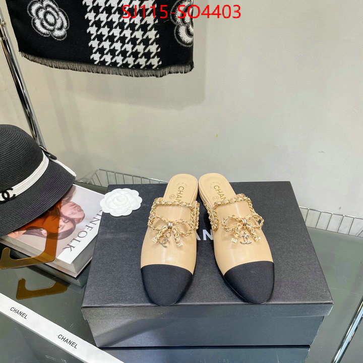 Women Shoes-Chanel luxury cheap replica ID: SO4403 $: 115USD