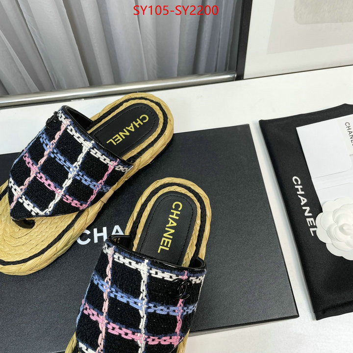 Women Shoes-Chanel aaaaa+ replica ID: SY2200 $: 105USD