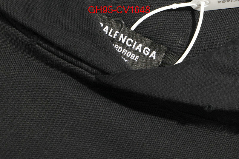 Clothing-Balenciaga aaaaa+ replica designer ID: CV1648 $: 95USD