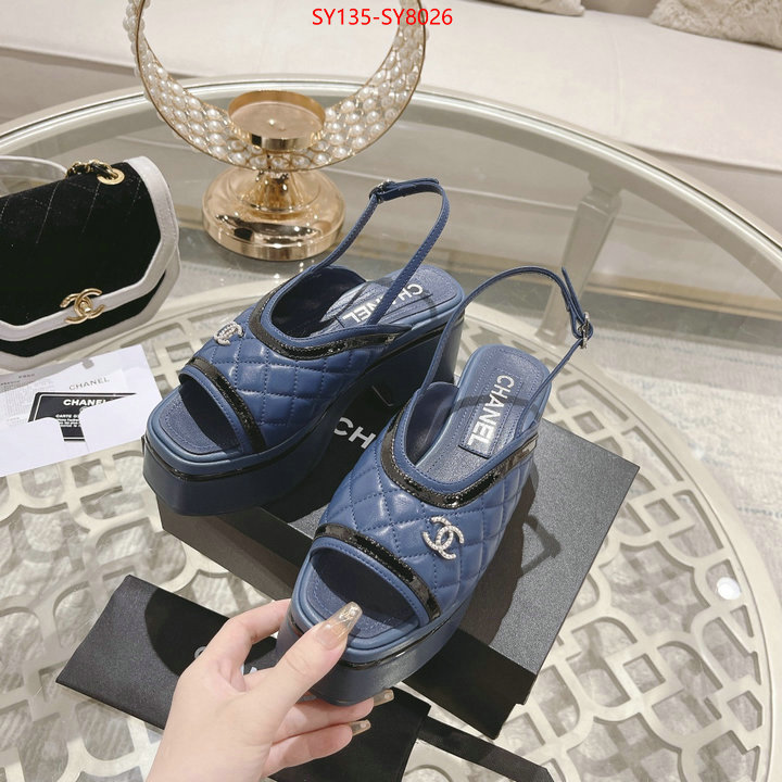 Women Shoes-Chanel perfect replica ID: SY8026 $: 135USD