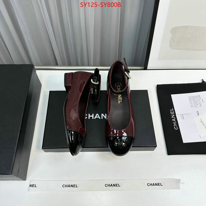 Women Shoes-Chanel buying replica ID: SY8008 $: 125USD